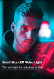 RGB Photo Light LED Photo Studio Light Camera Phone Video Recroding RGB Panel Lamp LED Vdieo Light for YOUTUBE Tiktok LIVE