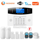 Smart Home GSM Security Alarms For Home WIFI Wireless Home Alarm For Garage Residential House Security Alarms Support Alexa