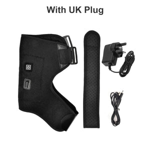 Electric Heating Massager Therapy Shoulder Pad Brace Pain Relief Support Brace Therapy Joint Injury Recovery Rehabilitation