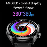 2022 NFC Smart Watch Men AMOLED 360*360 HD Screen Always Display The Time Bluetooth Call Waterproof Smartwatch Women For Xiaomi