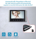 7 Inch WiFi Video Intercom for 2~12 Apartments Door Access Control System Tuya Smart APP Remote Unlock,Call and Monitor