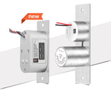 DC 12V Mini Electric Bolt Lock Fail Safe Stainless Steel Solenoid Electric Door Lock 5 Wires Feedback Lock Easy to Install