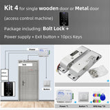 Access Control System Safe Electronic Gate Opener Home Garage Digital Set Eletric Magnetic RFID Smart Door Lock Kit