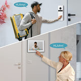 Wifi 1080P 10 Inch Video Phones Intercom System for Home Tuya Smart Residential Intercom Doorbell with 1/2/3 Call Buttons Bell