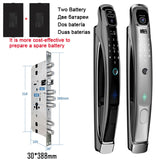 Wifi Tuya APP Face Recognition Smart Door Lock With Camera Video Call Voice Intercom Digital Door Lock Automatic Door Lock