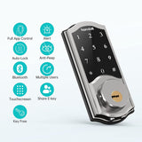 Hornbill Electronic WiFi Smart Door Lock With Gateway Remote Unlock Bluetooth Password Keyless Entry Locks For TTlock Home Safe