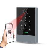 TTLOCK QR Code Access Control Reader 13.56Mhz Rfid IP67 Waterproof Keypad QRcode Scanner K3Q +G2 Hub Work with Alexa Google Home