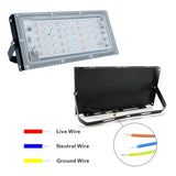 Flood Light Lamp AC220V Outdoor Lighting Floodlight Waterproof Reflector Led Rgb Spotlight with Remote