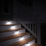 10Pack LED Solar Light Outdoor Wall Lamps Energy Garden Lamps Waterproof Solar Fence Lamp Christmas Decoration Festoon Led Light