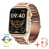Clcey 2023 New Sports SmartWatch Men&#39;s And Womens AMOLED Screen Bluetooth Call Always Display Time HeartRate Weather SmartWatch