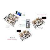 JeaTone Outdoor Doorbell Waterproof 960P HD Smart Home DoorBell Night Vision Video Intercom for Home Apartment 1/2/3/4 Floors