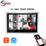 DVR 10 inch Video  Intercoms Tuya 1080P Doorbell  Apartment Access Control System WiFi Video Intercom System Home Quarter screen