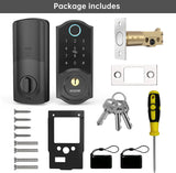 Electronic Smart Lock With Biometric Fingerprint /APP Remotely /IC Card /Password Keypad Unlock Door Latch Deadbolt Locks