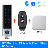 Zine-Alloy IP66 Waterproof Smart TTLock App  Bluetooth Fingerprint or Bell Access Control Keypad Opener Reader Door Lock System