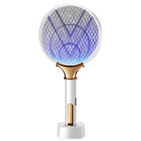 3000V Mosquito Killer Swatter 2 In 1 Purple Light Trap USB Rechargeable Electric Shock Bug Zapper Flies Summer Fly Swatters