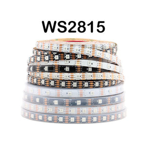 WS2811 WS2812B WS2813 WS2815 5050 RGB Smart LED Strip Individually Addressable IC 30/60/144Pixels/Leds/m Tape Light IP30/65/67