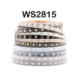 WS2811 WS2812B WS2813 WS2815 5050 RGB Smart LED Strip Individually Addressable IC 30/60/144Pixels/Leds/m Tape Light IP30/65/67