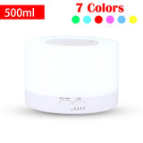 Smart WiFi 500ml Aromatherapy Essential Oil Diffuser Air Humidifier, Connect with Tuya, Alexa and Google Home with 7 LED Colors