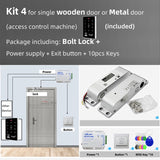 WiFi Door Access Control Keypad IP68 Waterproof RFID Keyboard Controller Reader Touch Door Opener APP Remote Unlock WG26/34