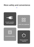 American Standard Dual USB Wall Socket Smart Home Appliance Plug Adapter Type-c 3.1A Fast Charging