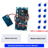 125Khz 13.56Mhz 2500 User RFID Proximity Access Control System Board Building Intercom Module Embedded Access Control Module