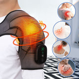 Electric Shoulder Massager Heating Vibration Massage Support Belt Knee Arthritis Pain Relief Thermal Physiotherapy Brace
