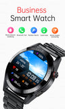 New Smart Watchsmart Mens 8G Memory Local Music Player 454*454 AMOLED Screen Bluetooth Call Sports Man Smartwatch For Samsung Huawei