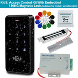 YiToo Fully Waterproof Door Access Control System Kit, 3000 Users Smart Keyboard with Electric Locks and Professional Power Unit