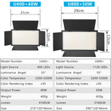 RGB Photo Light LED Photo Studio Light Camera Phone Video Recroding RGB Panel Lamp LED Vdieo Light for YOUTUBE Tiktok LIVE