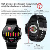 2023 ECG Smart Watch Men Laser Treatment Body Temperature Heart Rate Blood Pressure Monitor IP68 Waterproof Smartwatch For Women