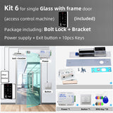 WiFi Door Access Control Keypad IP68 Waterproof RFID Keyboard Controller Reader Touch Door Opener APP Remote Unlock WG26/34