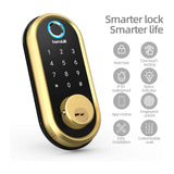 Wifi Fingerprint Smart Door Lock Biometric Keyless Entry Front Lock Remote Control Keypad Electronic Deadbolt Lock Home