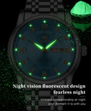 Top Brand Exclusive Design Men&#39;s Quartz Watch Stainless Steel Waterproof Luminous Date Calendar Watch for Man 2023 Trend