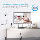 Smonet 8PCS 3MP HD Wireless Security Camera System Wifi CCTV Surveillance IP Cameras Outdoor Indoor Audio Waterproof For Home