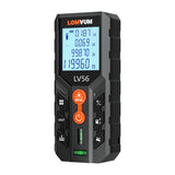 Mileseey Laser Distance Meter Electronic Roulette Digital Tape Rangefinder Level Bubble Trena Metro Range Finder Measuring Tools