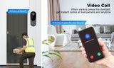 Smart Home Security doorbell camera WiFi Video Intercom Door bell Camera Outdoor Wireless WiFi Doorbell 2-Way Audio Night Vision
