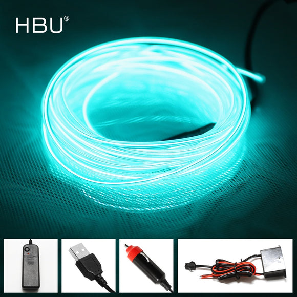 Led Neon Wire Colorful LED Strip Lights Rainbow El Flexible Sign Light Room Party Wedding Xmas Gift Car Decor RGB 3V Waterproof