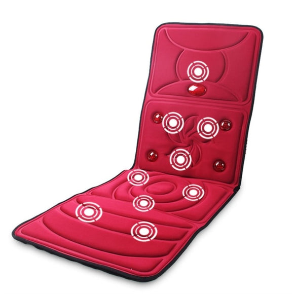Multifunctional electric massage mattress heated the elderly equipment full-body massage cushion household