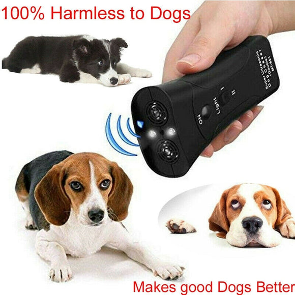 Ultrasonic Dog Training Repeller Control Trainer Device Dogs Anti-barking Stop Bark Deterrents Pet Training Device
