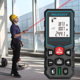 Mileseey Laser Distance Meter Electronic Roulette Digital Tape Rangefinder Level Bubble Trena Metro Range Finder Measuring Tools