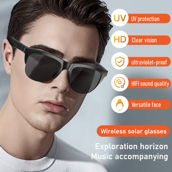 Smart Glasses Headset Wireless Headphones Bluetooth 5.0 Sunglasses Outdoor Sport Earphone Calling Music Anti-Blue Eyeglasses