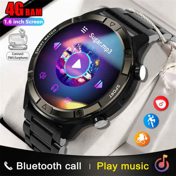 2023 4G RAM 1.60" New Smart Watch Men Display Voice Calling Sport Watches Local Music Playback IP67 Waterproof Clock For Xiaomi