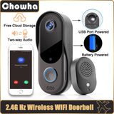 Smart Home Security doorbell camera WiFi Video Intercom Door bell Camera Outdoor Wireless WiFi Doorbell 2-Way Audio Night Vision