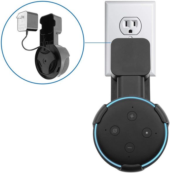 Speaker Wall Mount Holder Stand Hanger for Alexa Echo Dot 3rd Generation Indoor Sound Box With Screwless Cable Management