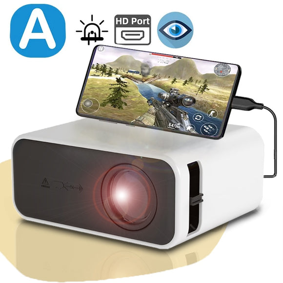 Projector MINI Home Theater Cinema 3D LED Beamer Wired Wireless Sync Smart Phone Support Full HD 1080P Video