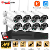 5MP Wireless Camera System 8CH Wifi NVR Kit Outdoor Waterproof IP Security Camera Set 4CH CCTV Video Surveillance Kit