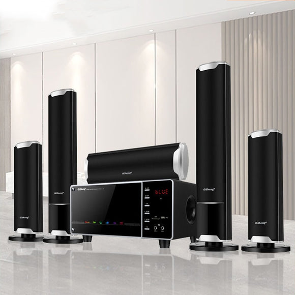 New 100W High-power Home TV Living Room KTV Bluetooth Speaker Surround Sound Subwoofer Speaker 5.1 Home Theater System Audio Set