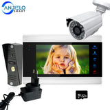 7&quot; Video Door Phone For Apartment Video Intercom For Home Security Protection Outdoor Camera Video Doorphone Home Video Doorbell