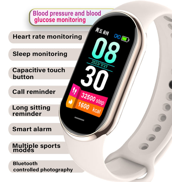 New Intelligent Sports Health Bracelet with 1.14-inch high-definition screen and multiple health monitoring modes Smart Watch