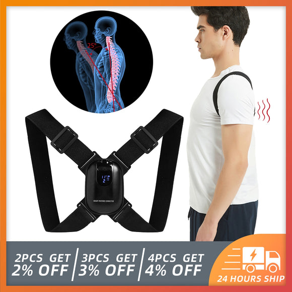 Aptoco Smart Adjustable Back Posture Corrector Adult & Child Intelligent Brace Belt Shoulder Training Belt Correction Spine Back